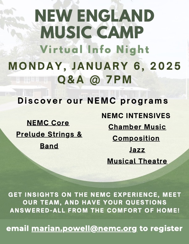 NEMC Virtual Open House January25